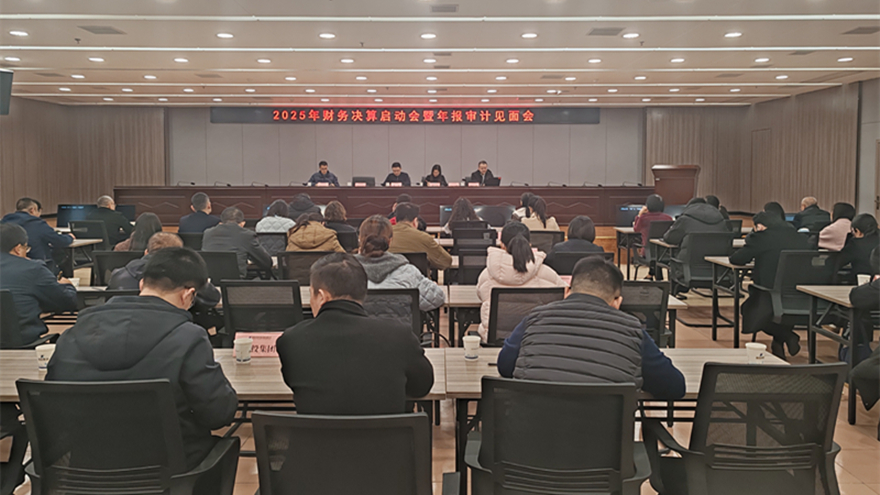 綿投集團(tuán)召開2025年財(cái)務(wù)決算啟動(dòng)會(huì)暨年報(bào)審計(jì)見(jiàn)面會(huì)
